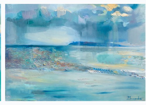 Black Sea Triptych by Anastasiia Grygorieva
