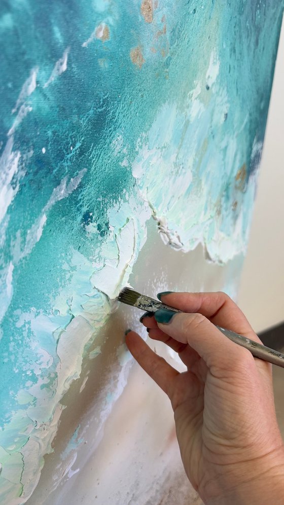 Whitsundays Teal 1 90x60