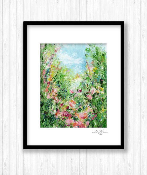 Lost In The Meadow 50 - Floral Abstract Painting by Kathy Morton Stanion