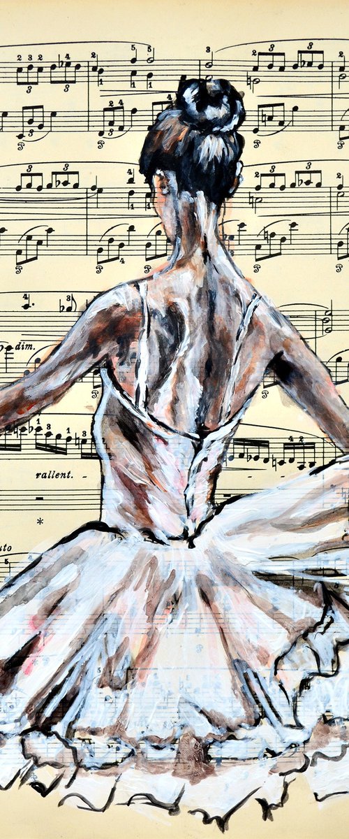 Ballerina XVII- Music Page by Misty Lady - M. Nierobisz