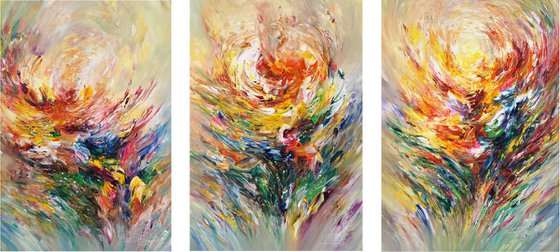 Triptych: Flowery 1