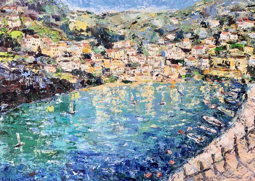 Amalfi seascape by Vilma Gataveckienė
