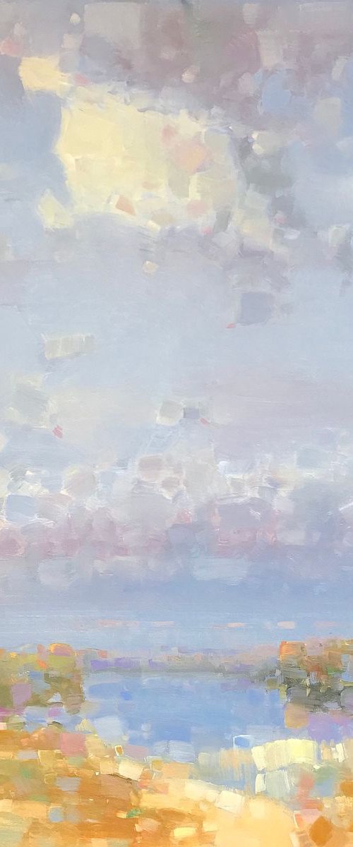 Delight of Morning, Landscape Original oil painting, One of a kind Signed by Vahe Yeremyan
