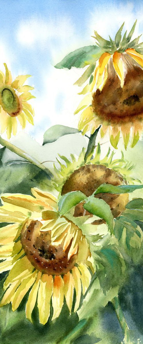 Sunflowers by Olga Tchefranov (Shefranov)
