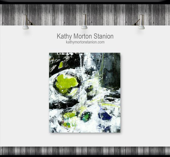 The Wonder of It All 2 - Abstract Mixed Media Painting by Kathy Morton Stanion, Modern Home decor, restaurant art