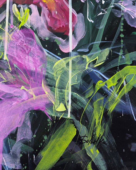 Whispers of Flowers. Floral landscape