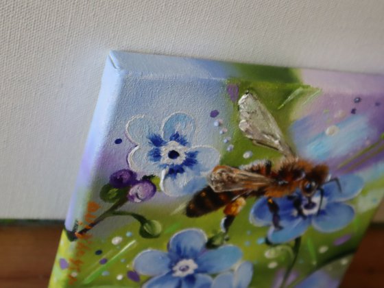 Bee Painting Small Art