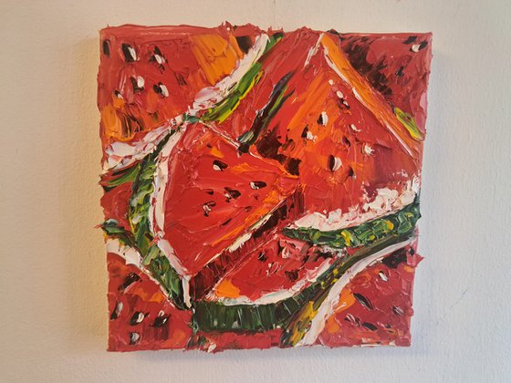 Watermelon impasto