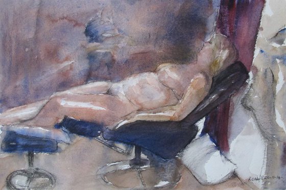 reclining female nude