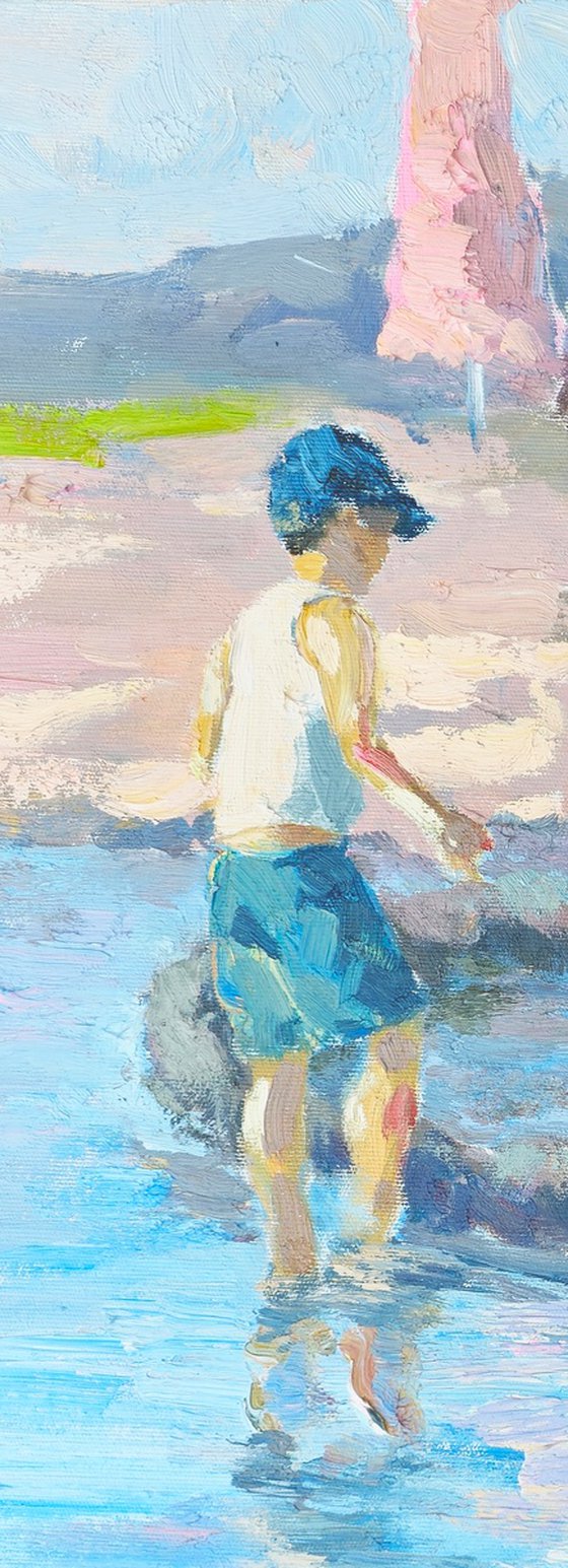 Children on the beach