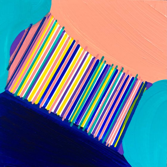 Meli Melo 4 - miniature colourful abstract