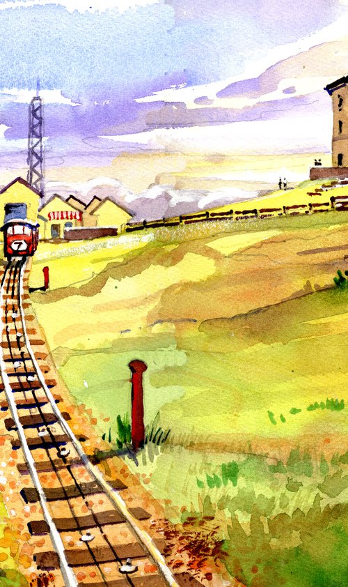 Llandudno. Tramway Summit, Great Orme. Wales. by Peter Day