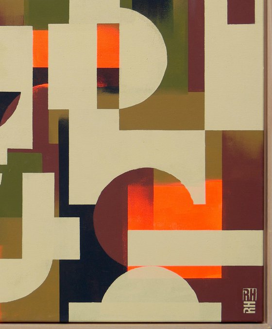 The Maze - Camel &amp; Orange