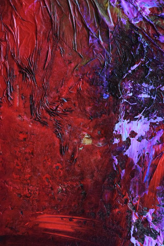 Abstract in Red & Purple