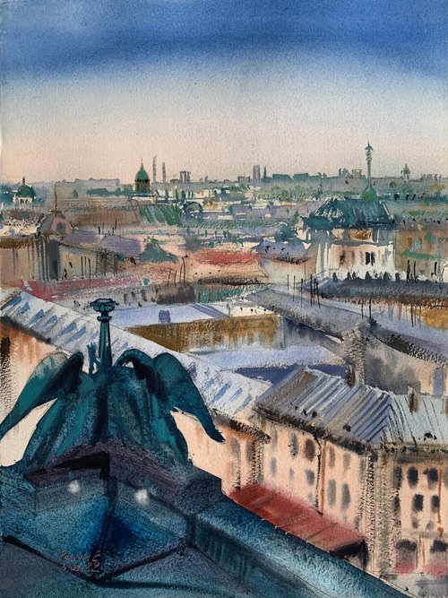 View of St. Petersburg. St. Petersburg. by Evgenia Panova