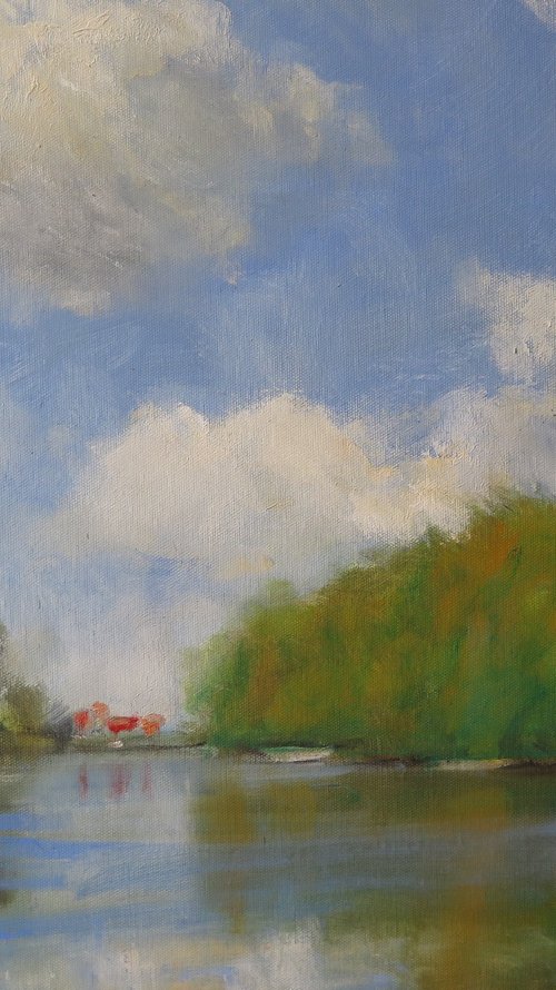 The Ouse near York by Malcolm Ludvigsen