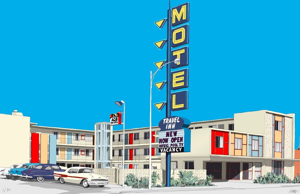 Travel Inn Motel by Graham Madigan