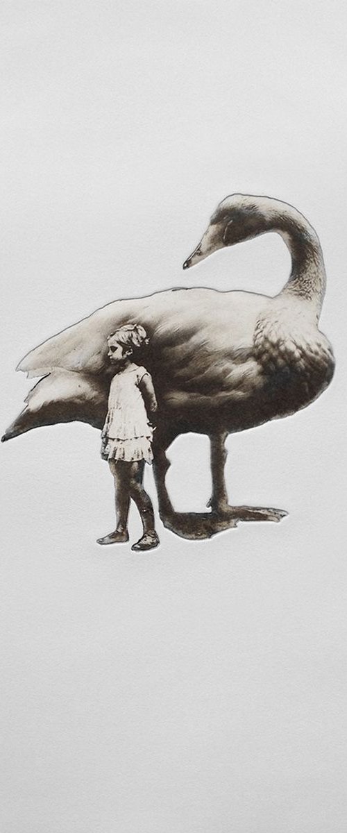 Girl and Swan No.2 by Jaco Putker