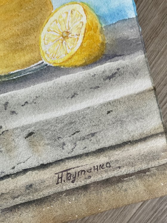 Limoncello, original art