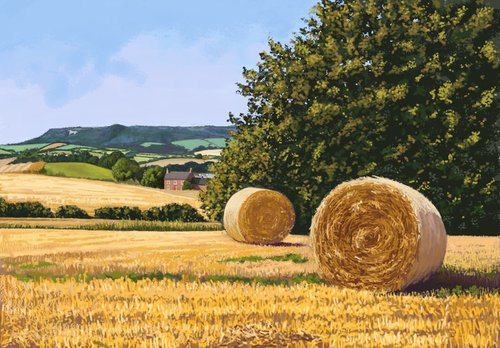 Straw Bales, Newburgh by Jeff Parker