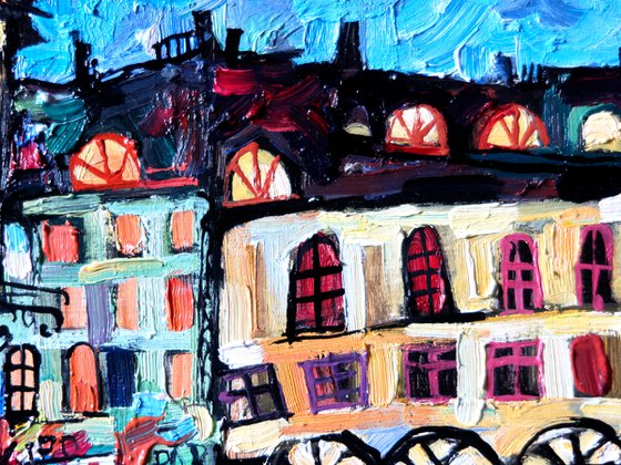 Night windows of Paris.3.