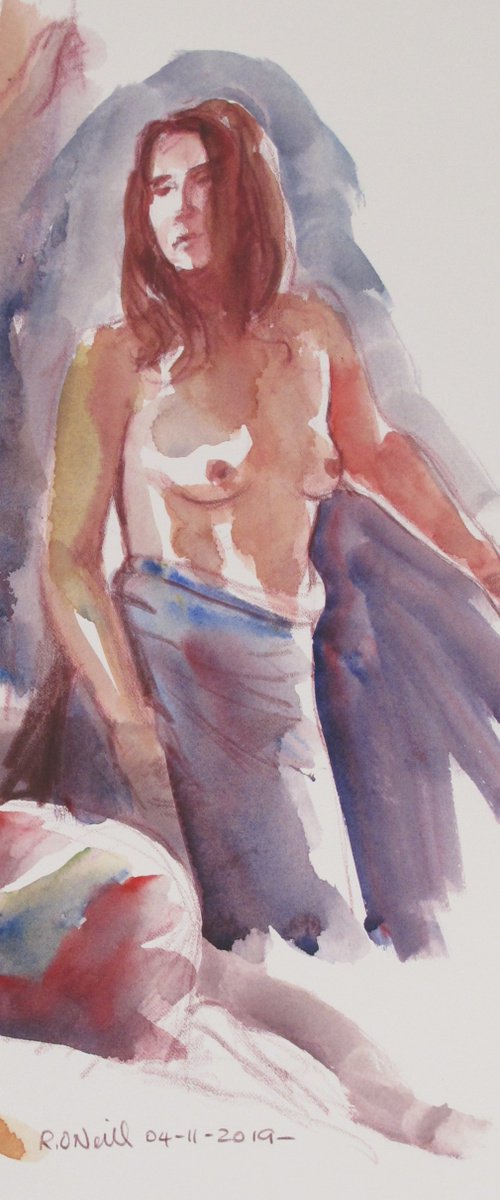 Standing female nude by Rory O’Neill