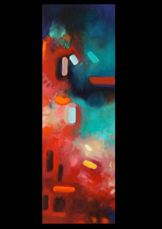 On Fire 11"x33"