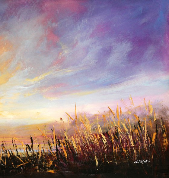 Golden Hours   - Large original landscape