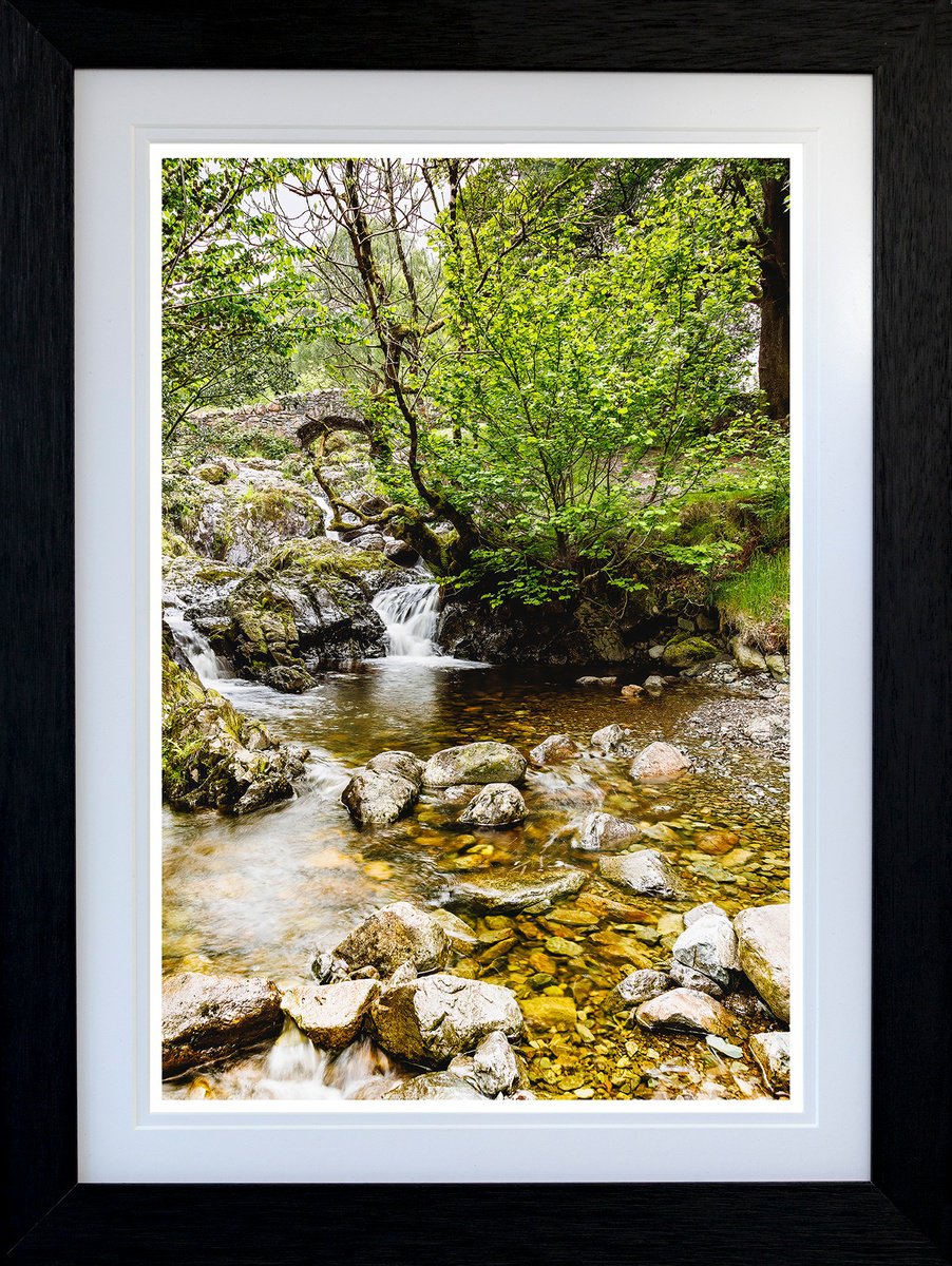 Ashness Bridge Portrait Lake District UK by Michael McHugh