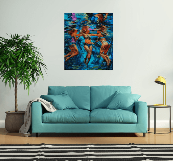 In the calm of the evening