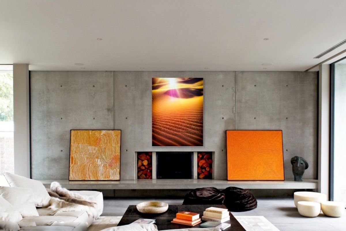 Photorealistic Abstract Photograph By Marc Ehrenbold, 40 X 30", Dune, Original Artwork