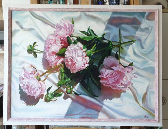 "Flowers harvested at noon."   peonies flower 2020
