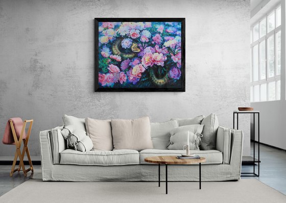 Dangerous beauty. Snake