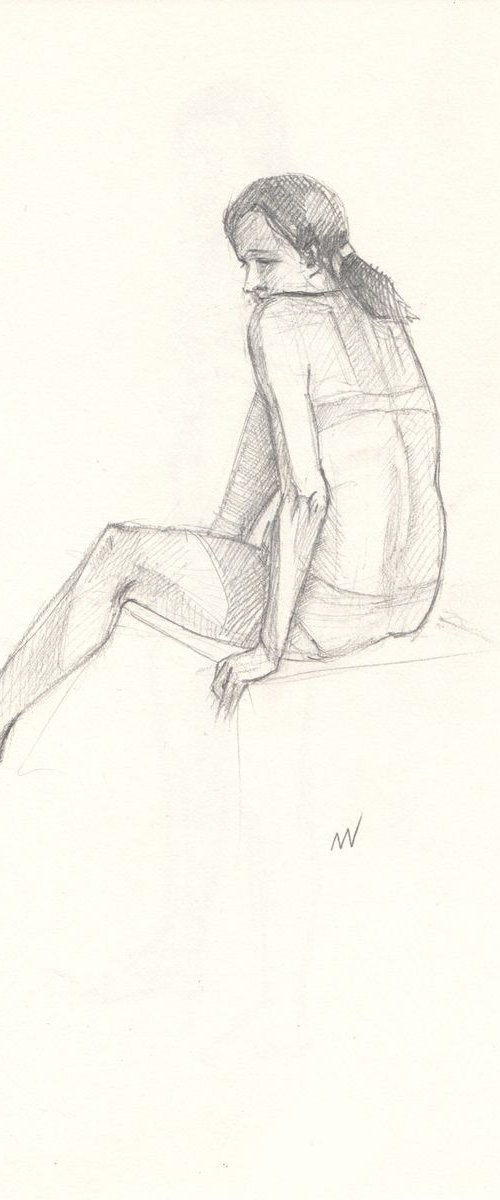 Sketch of Human body. Woman.80 by Mag Verkhovets