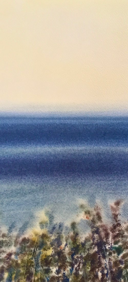 Restful light over the sea by Samantha Adams