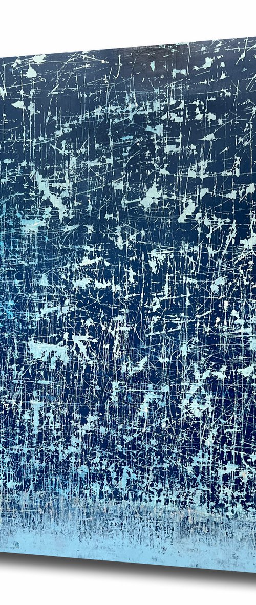 Dancing Blues (XXL 66x66in) by Robert  Tillberg