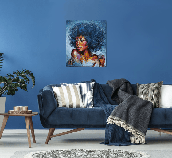 African woman portrait
