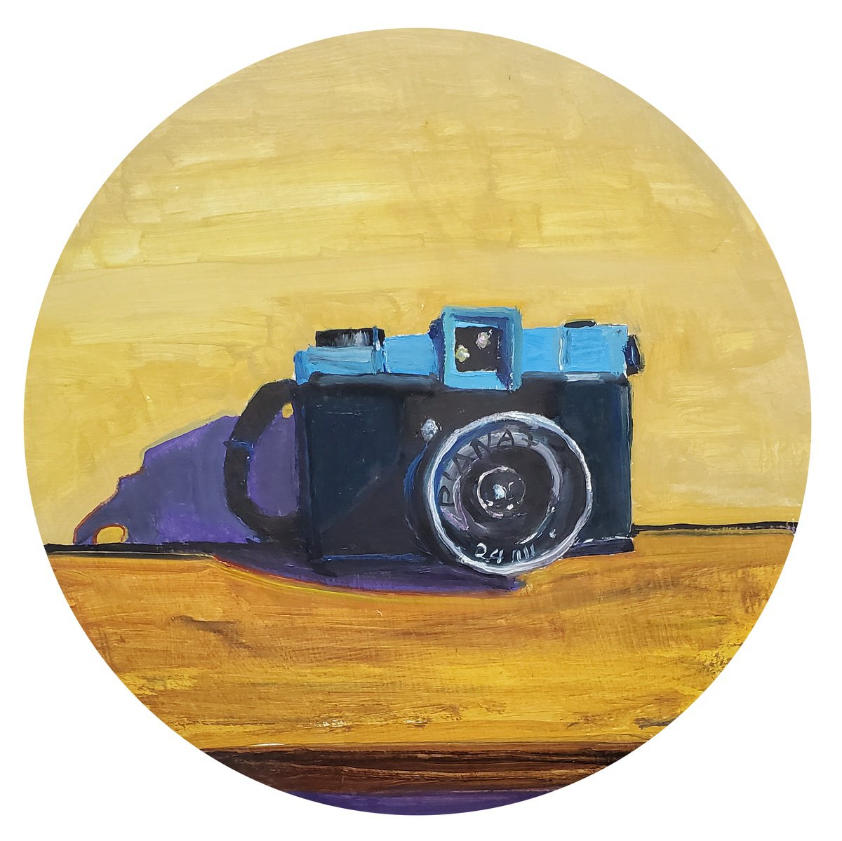 Urban And Pop Still Life Oil Painting By Shelton Walsmith, 11 X 11", Bertram Terrace Still Life No.5 With Diana Tondo, Artfinder