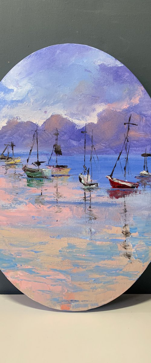 Sailing boats. by Vita Schagen