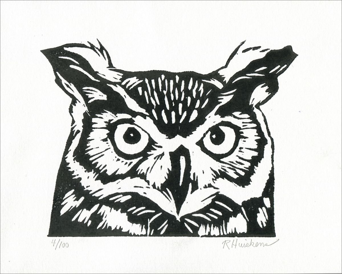 Great Horned Owl by Randal Huiskens