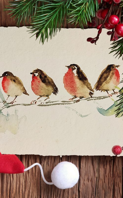 Five little Red Robins by Asha Shenoy