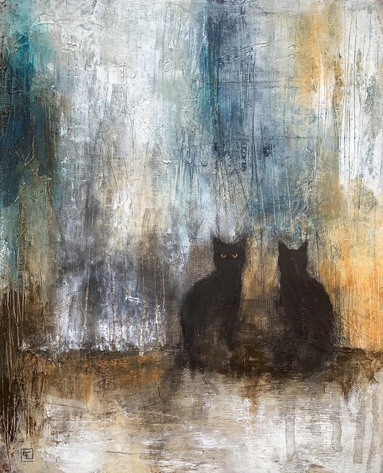 ABSTRACT BLACK CATS