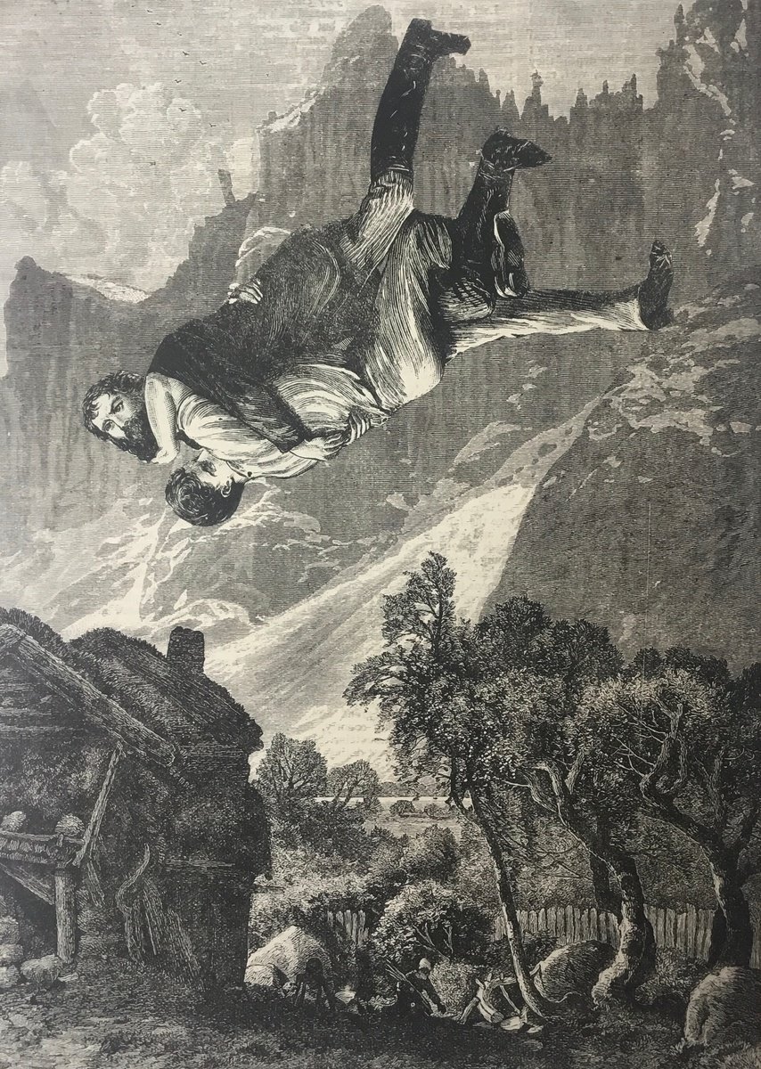 Surrealistic Portrait Collage By Tudor Evans, 6 X 9", A Disagreement, Original Artwork