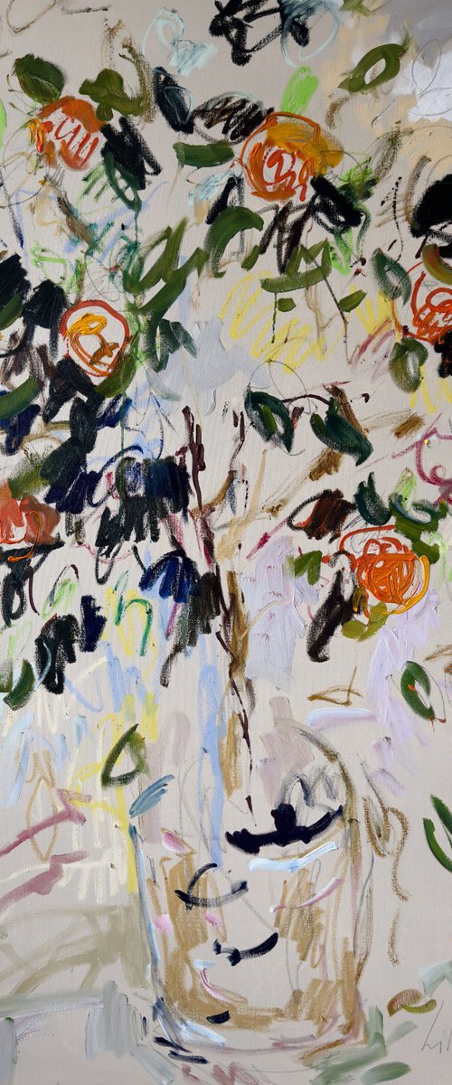 Happiness is an orange tree. by Lilia Orlova-Holmes