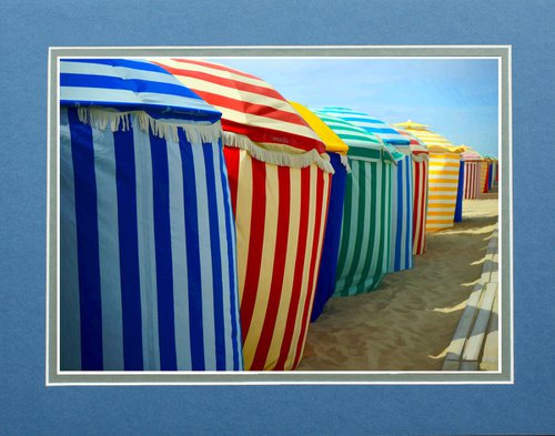Canvas Bathing Tents France by Robin Clarke