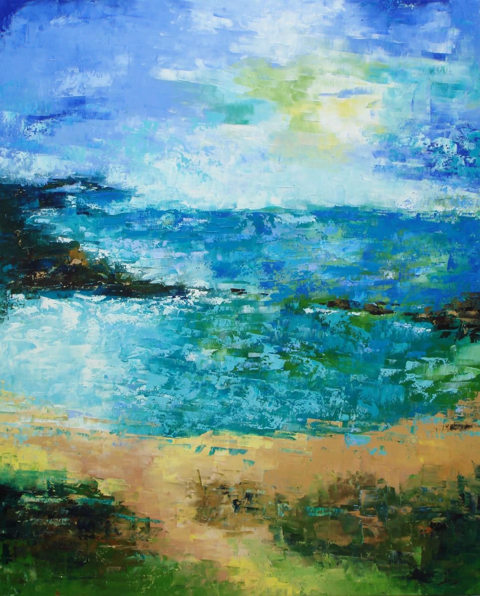 Milfontes (Ref#:1138-40F) By Saroja Van Der Stegen, 33 X 41, Artwork For Sale On Artfinder