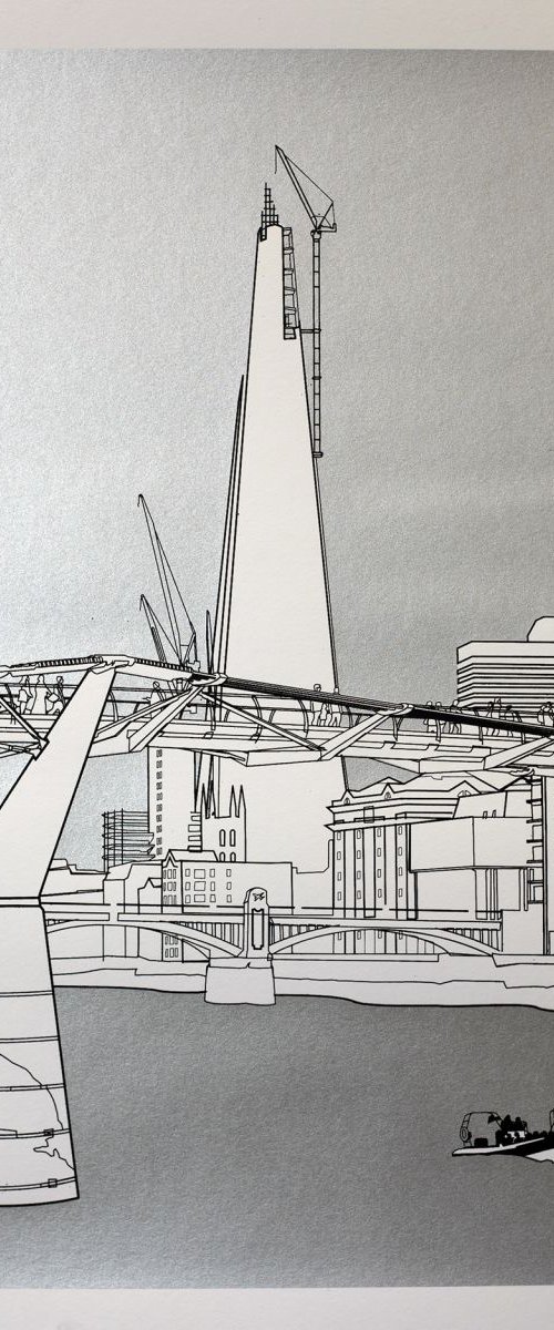 The Shard silver by Gerry Buxton