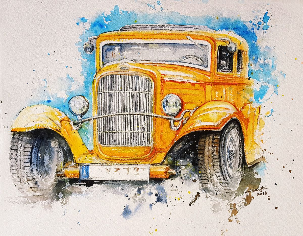 Yellow Truck by Arti Chauhan