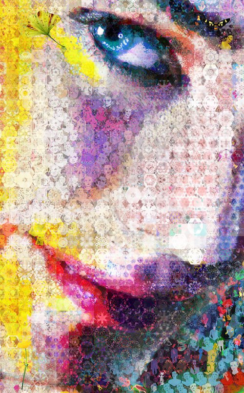 Farewell, My Queen Collage by John Lijo Bluefish