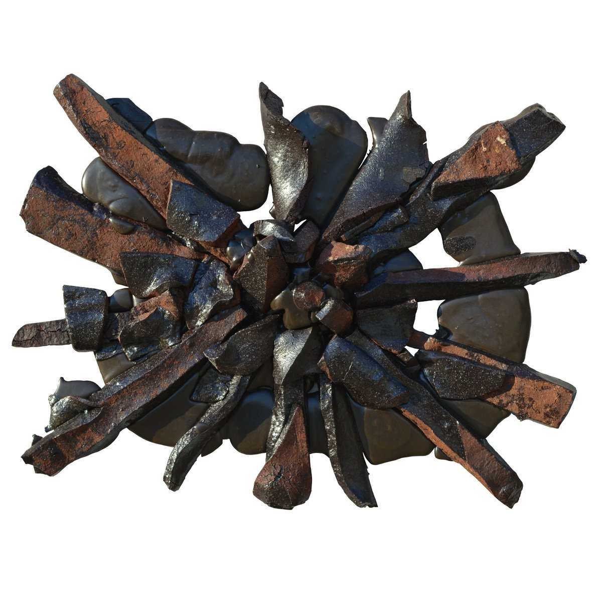 Expressive Landscape Relief By Ognyan Chitakov, 30 X 22", "The Sun", Original Artwork